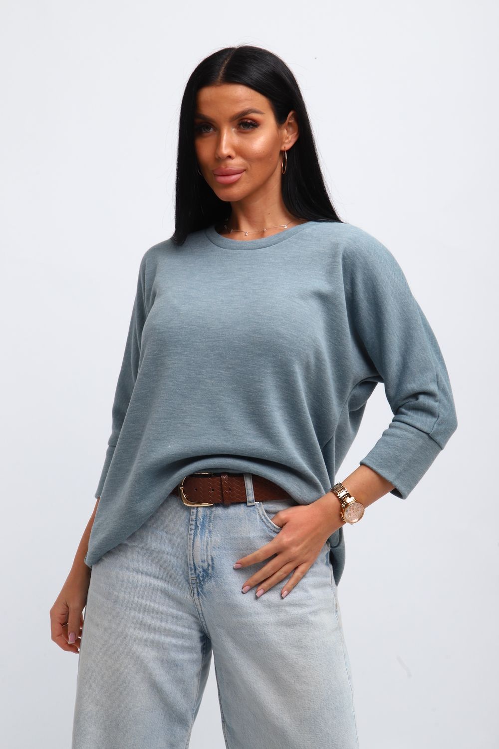 Джемпер женский Ассоль - голубой