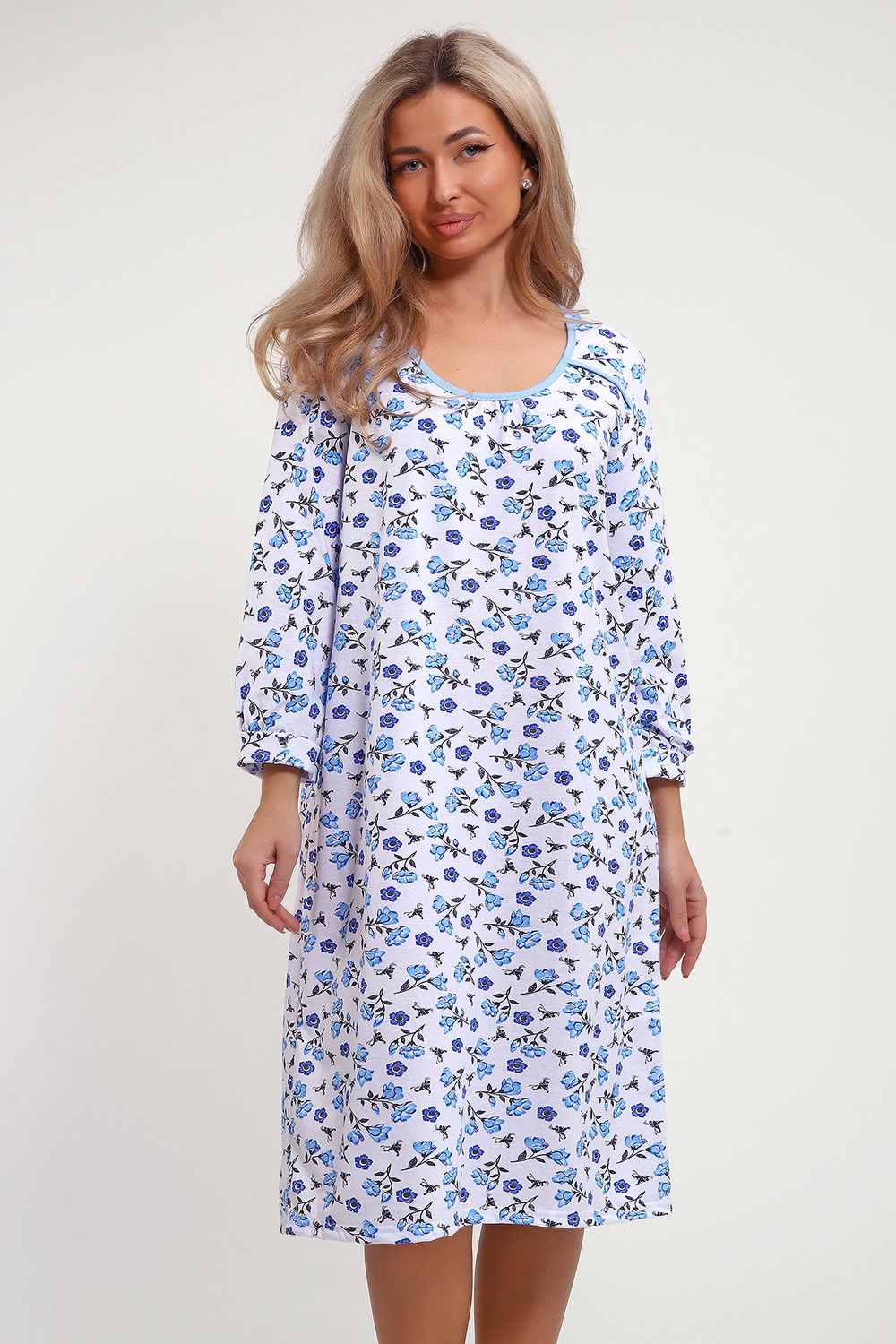 Сорочка 51200 - голубой