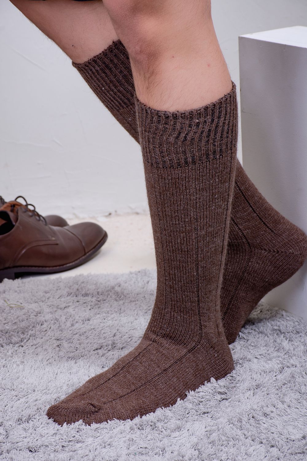 Гольфы 24970 мужские - коричневый