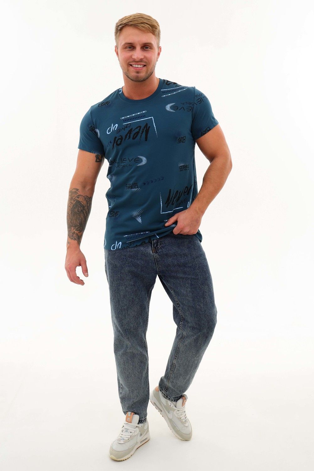 Футболка 002 - петроль