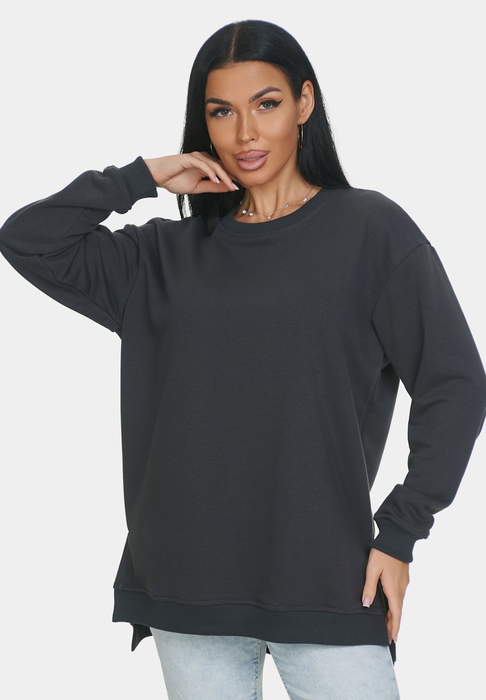 Кофта Ева - темно серый