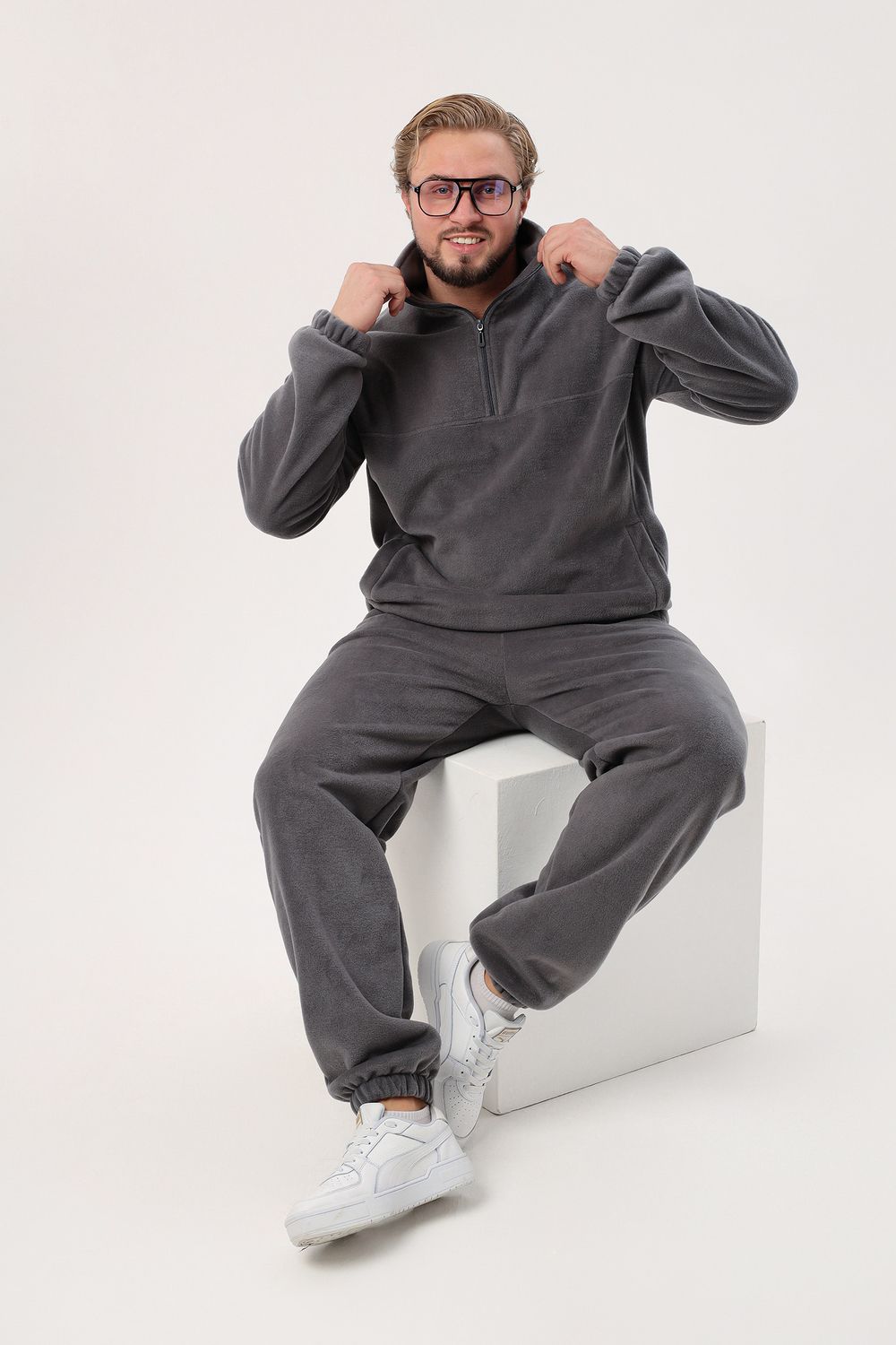 Юпитер костюм мужской - серый