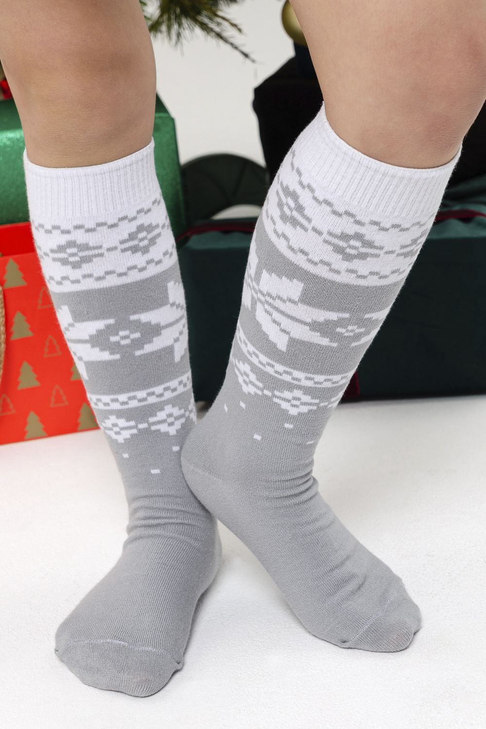 Гольфы детские Камилла (набор 2 пары) - серый