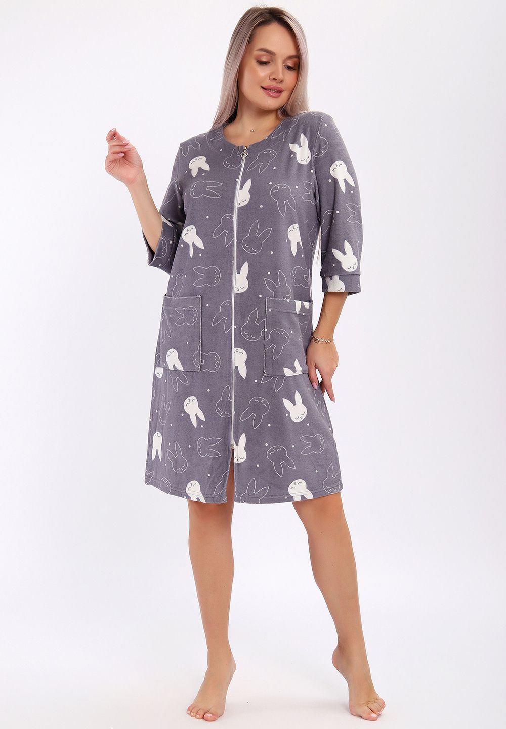 Халат махра 513 - графит