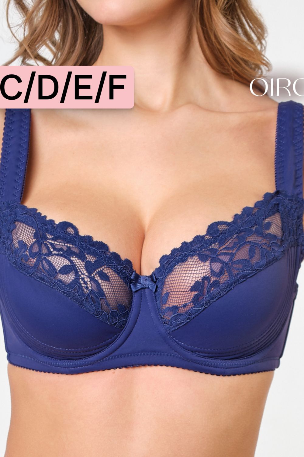 Бюстгальтер 2803 мягкая чаша OIRO - синий