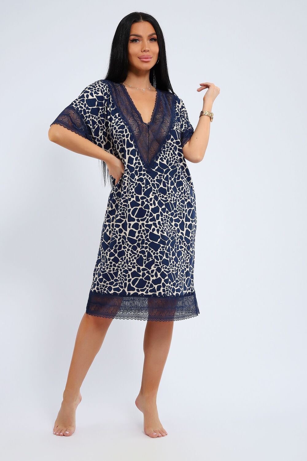 Сорочка СЖ-002 - синий