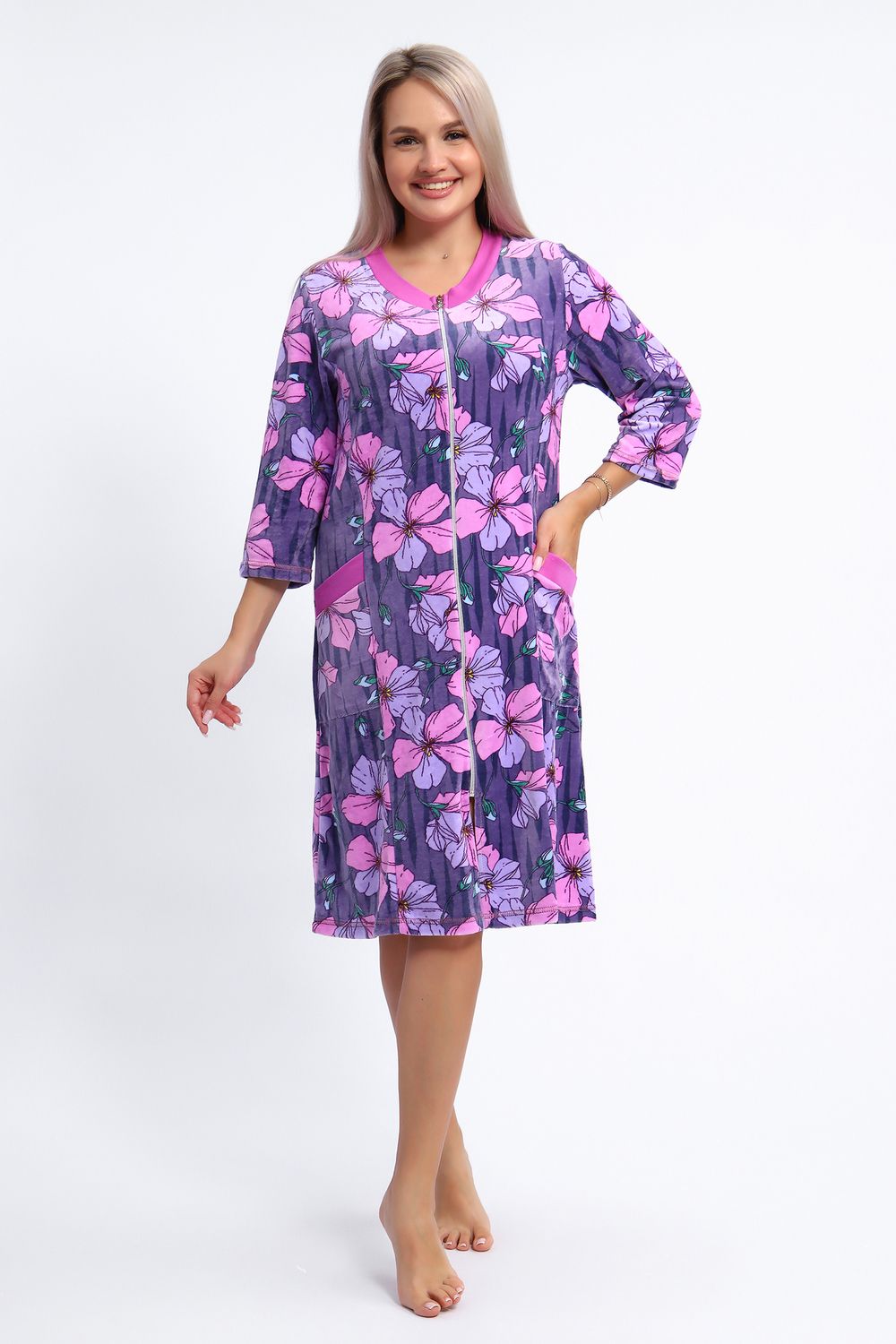 Халат 12 - сиреневый