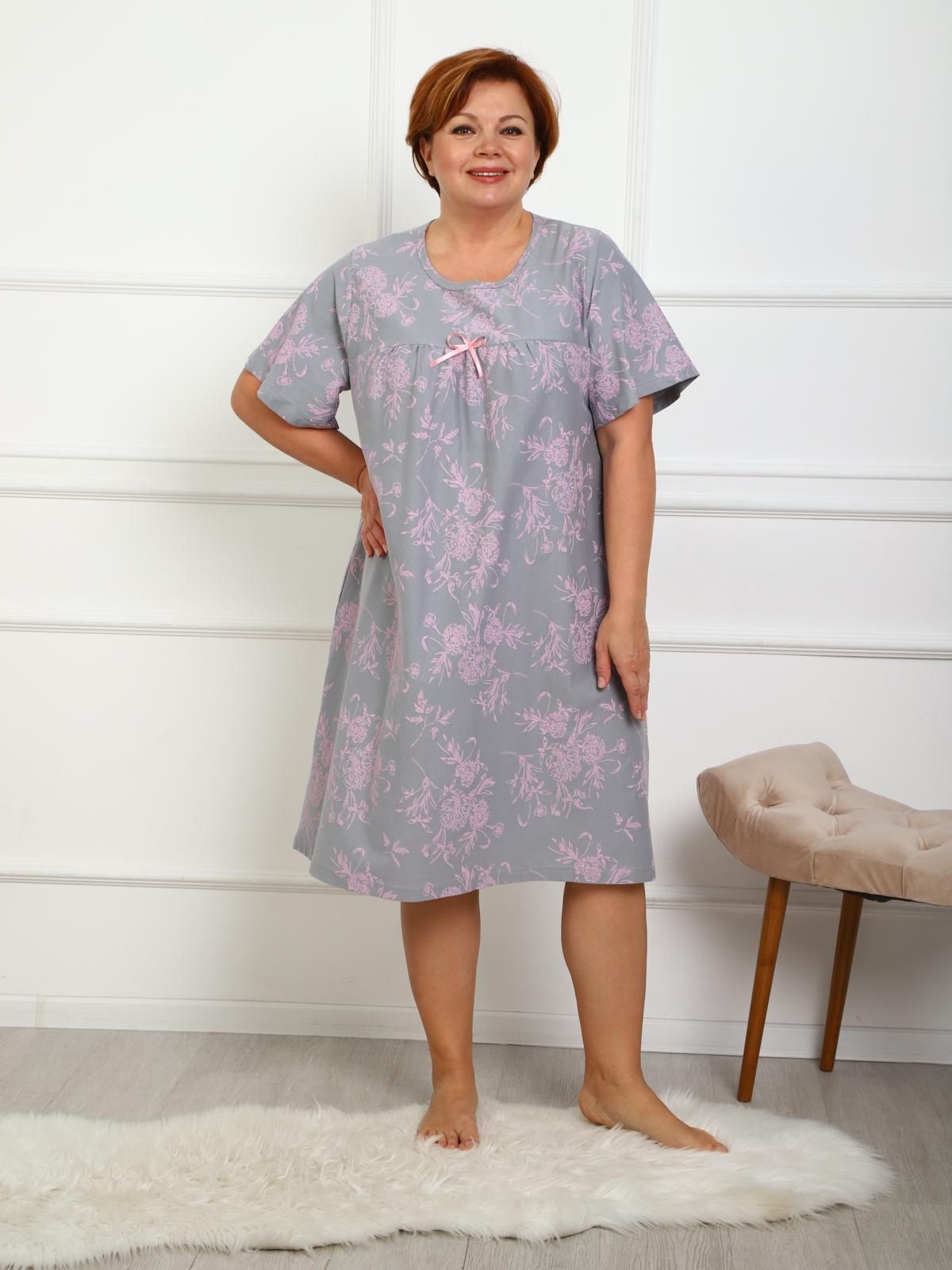 Мариам - сорочка серый