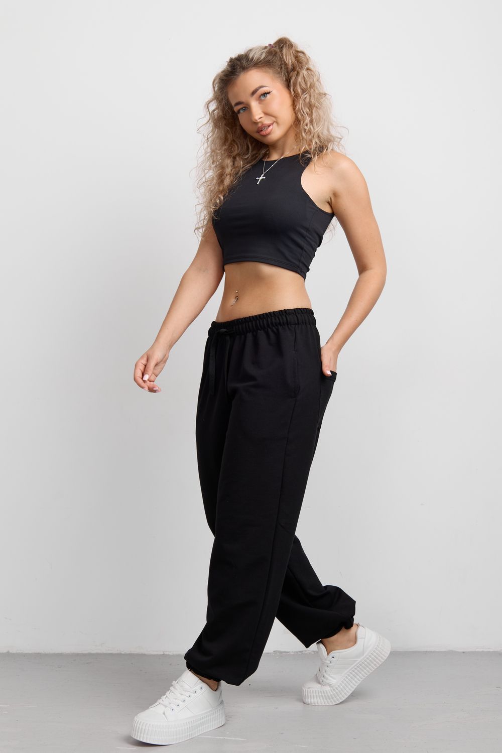 Брюки 36976 - черный