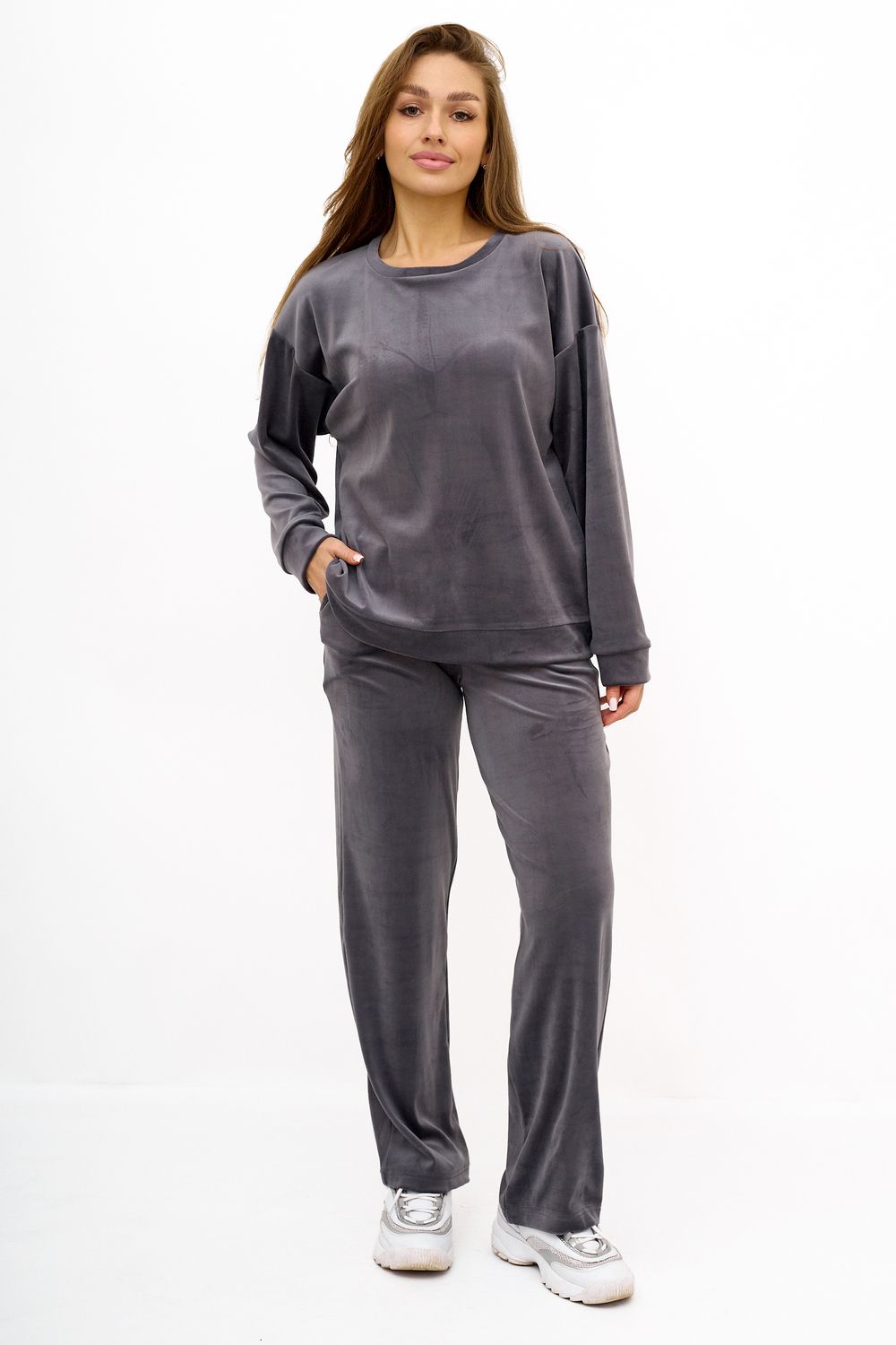 Костюм женский Диана - серый