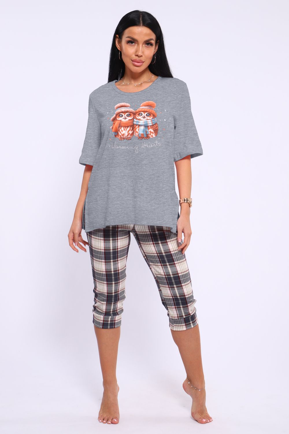 Пижама ТК 386 - серый