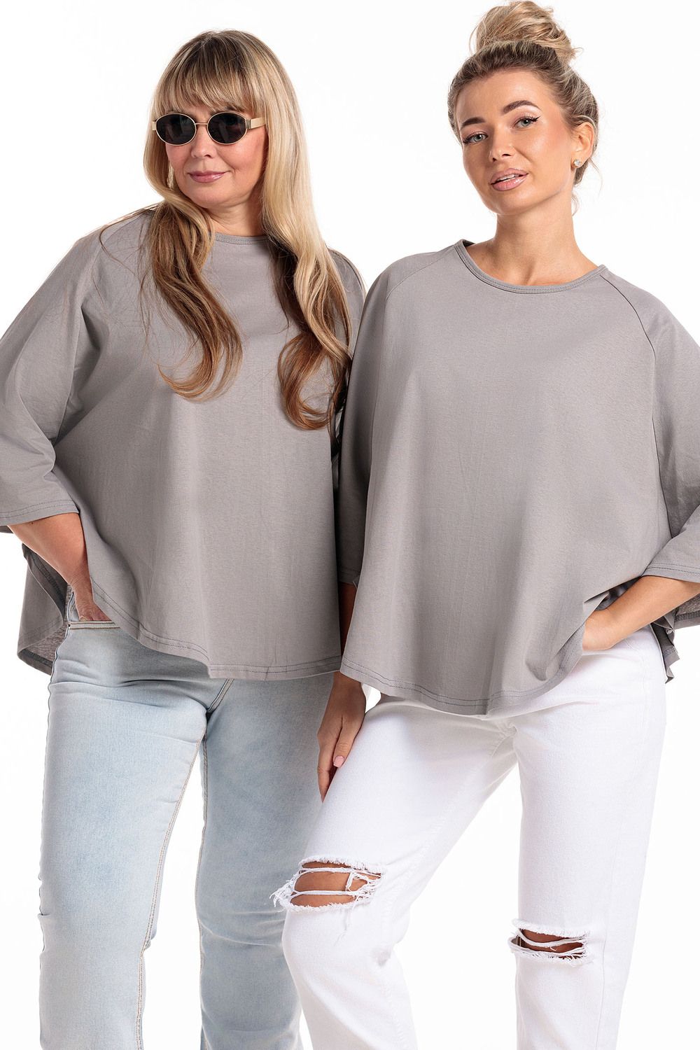 Пончо П1 - серый