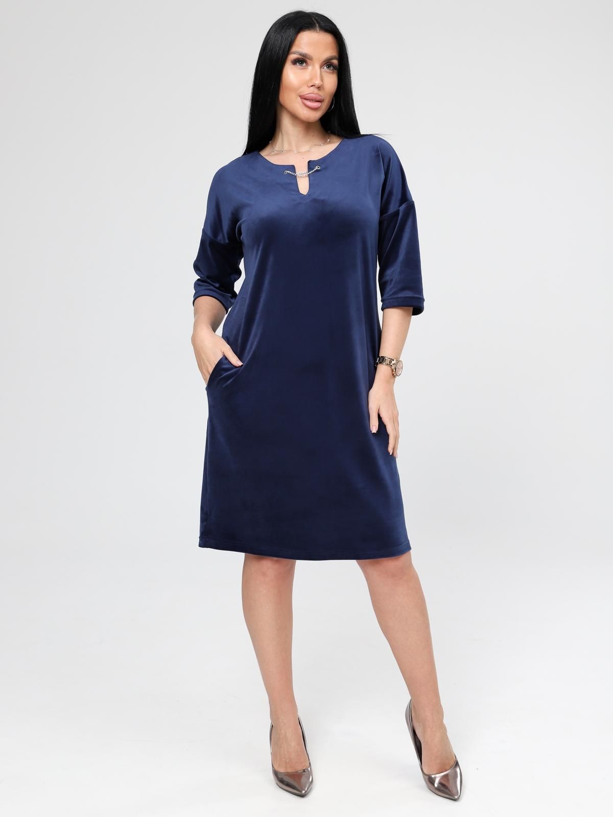 Карисса - платье темно-синий