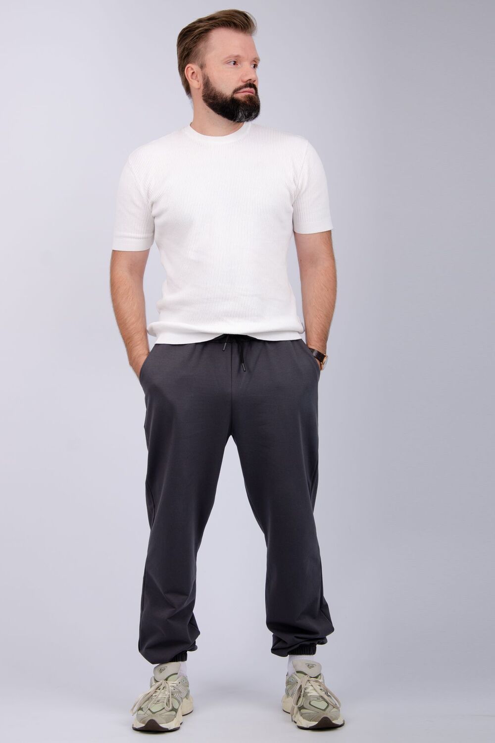 Брюки Тайлер - серые