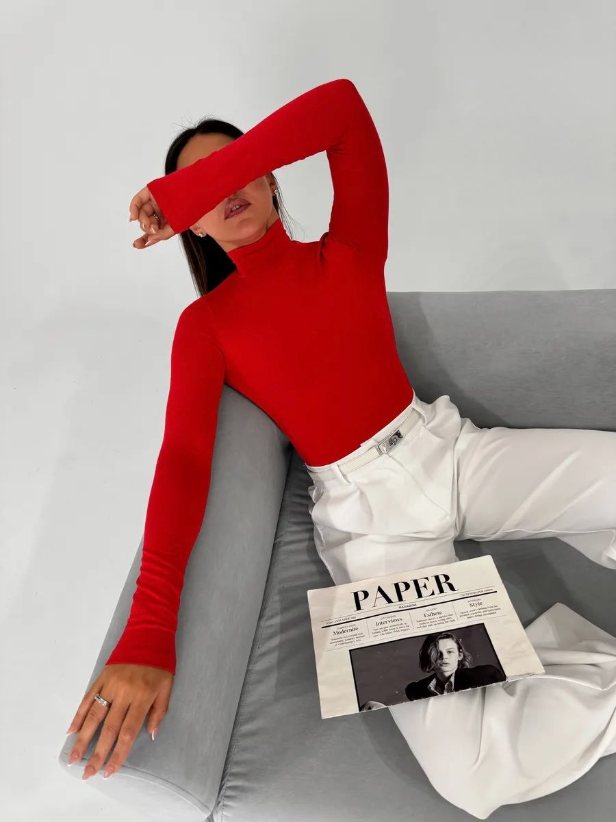 Водолазка арт. 816 - красный