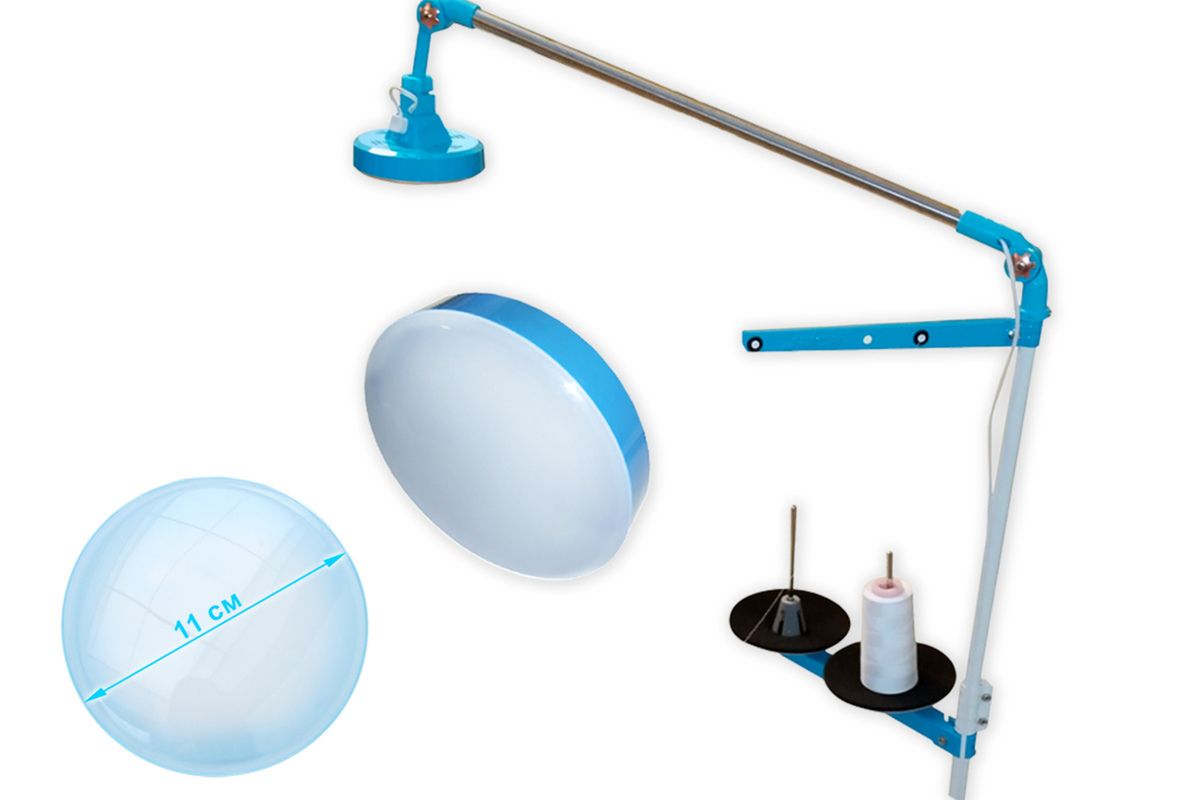 Лампа с креплением на бобиностойку круглая (10W) 811839 JACK