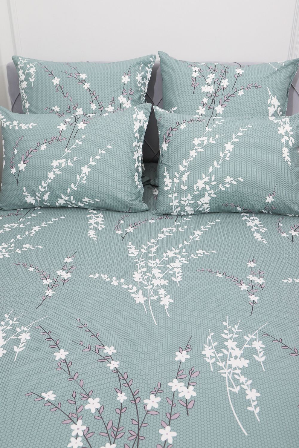 Наволочка перкаль Арабис-1 - зеленый