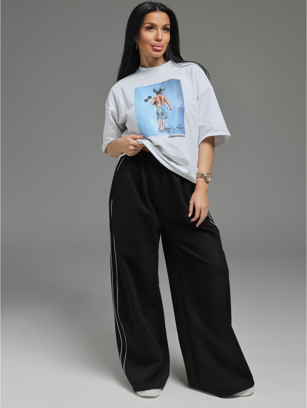 Дуэт брюки женские (черный)