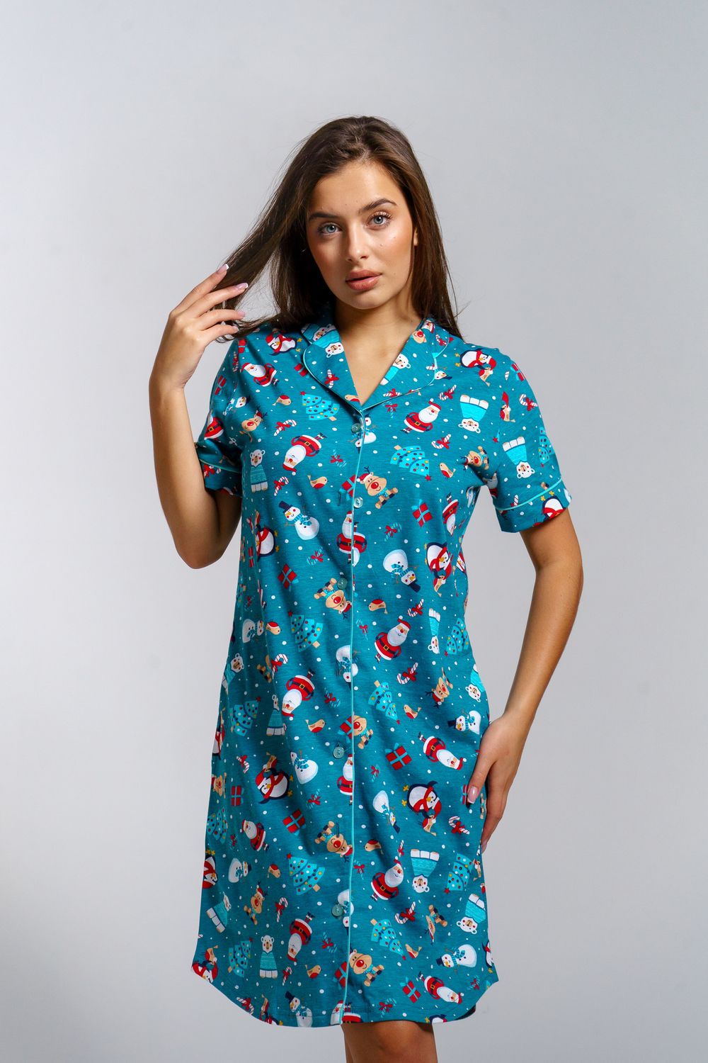 Халат Адель - изумруд