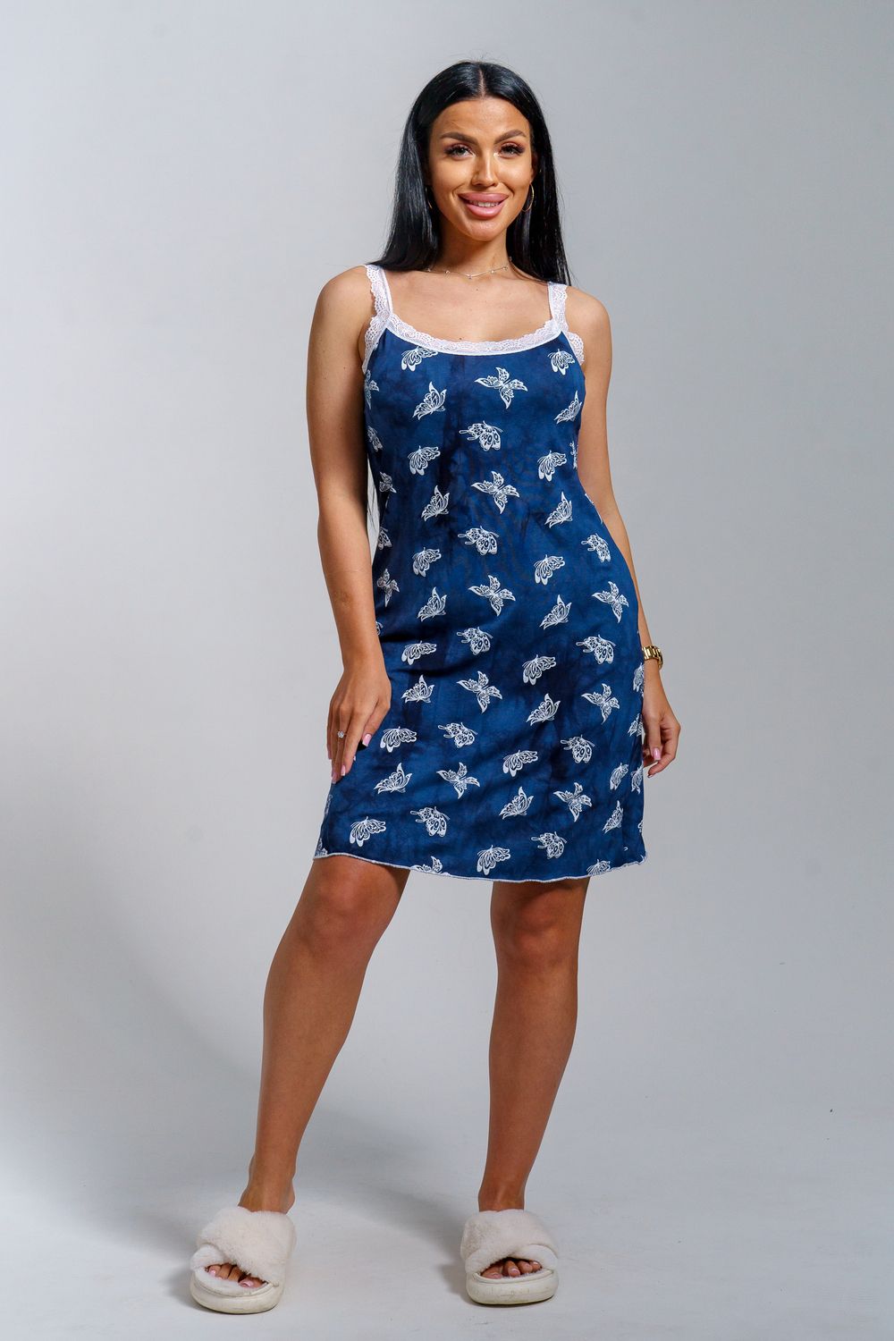 Сорочка Элла - бабочки