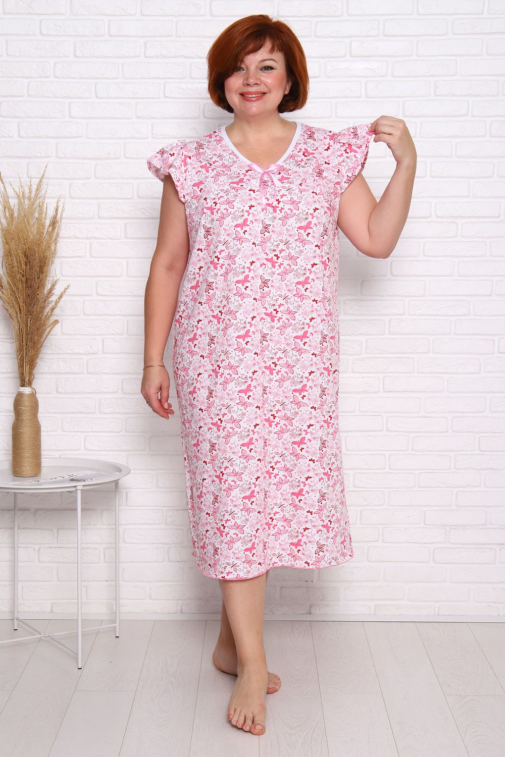 Сорочка Фаина - бабочки