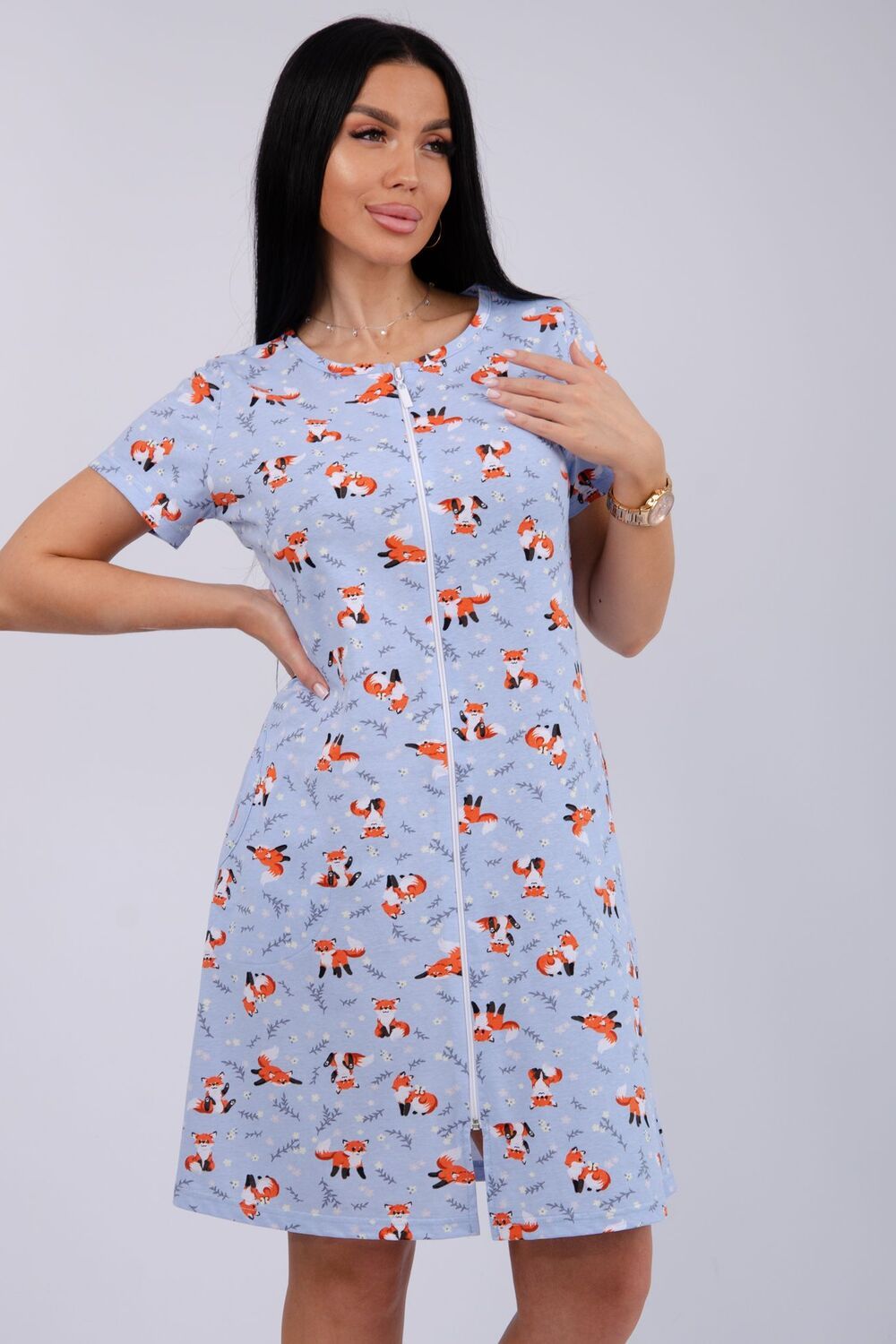 Халат Красотка - лисы