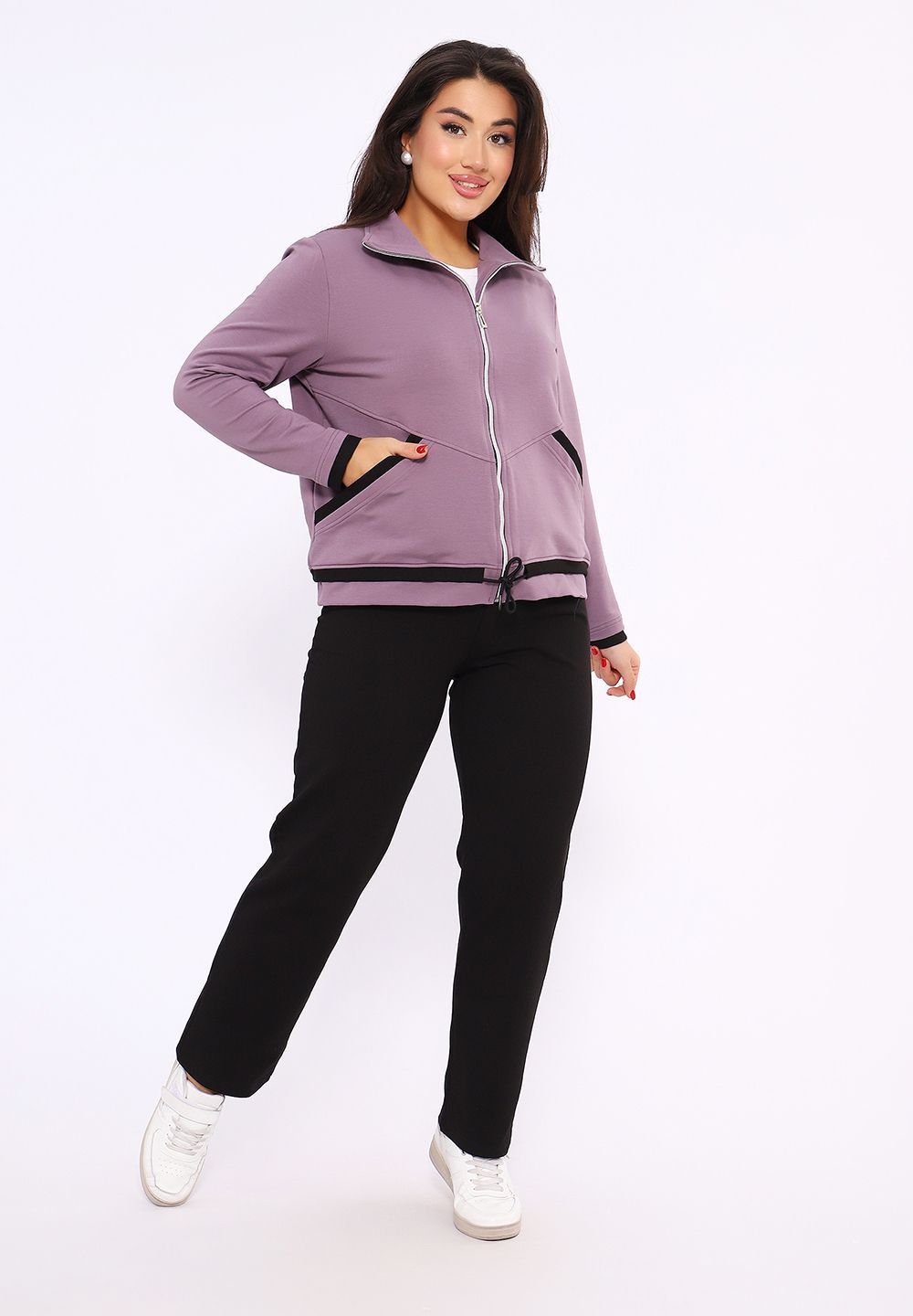 647 Костюм спортивный - лавандовый