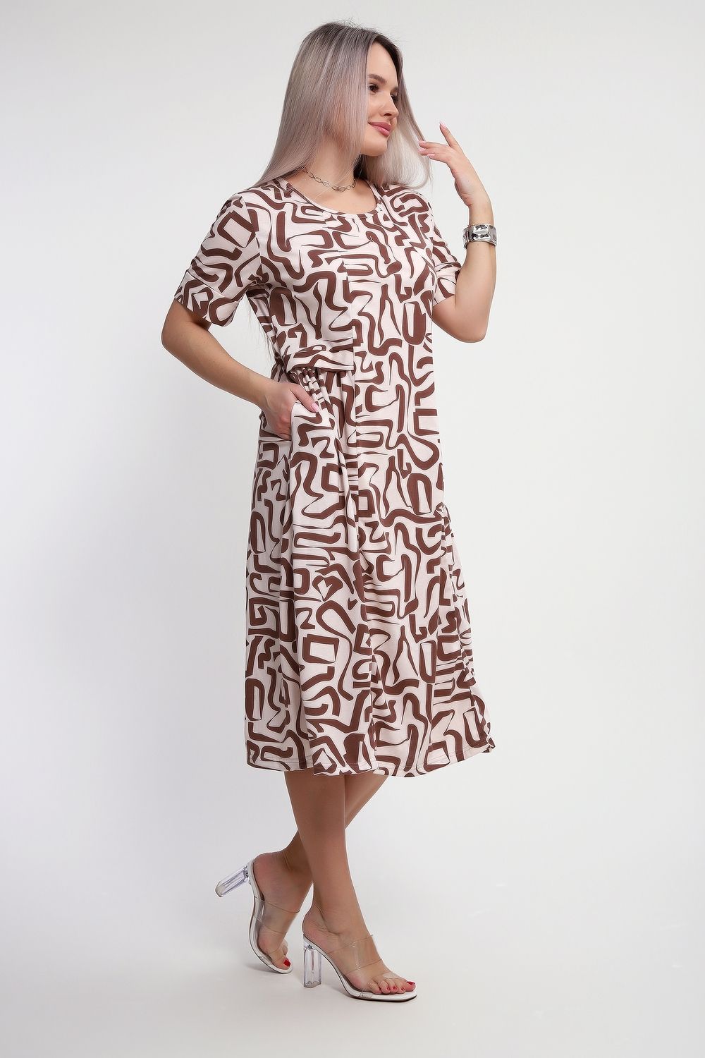 Платье 066 - капучино