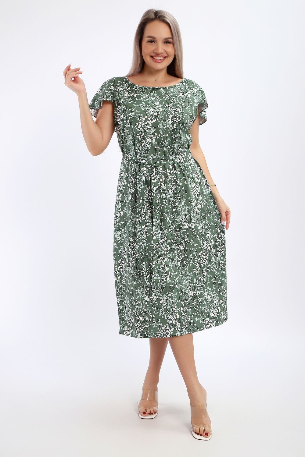 Платье 065 - зеленый