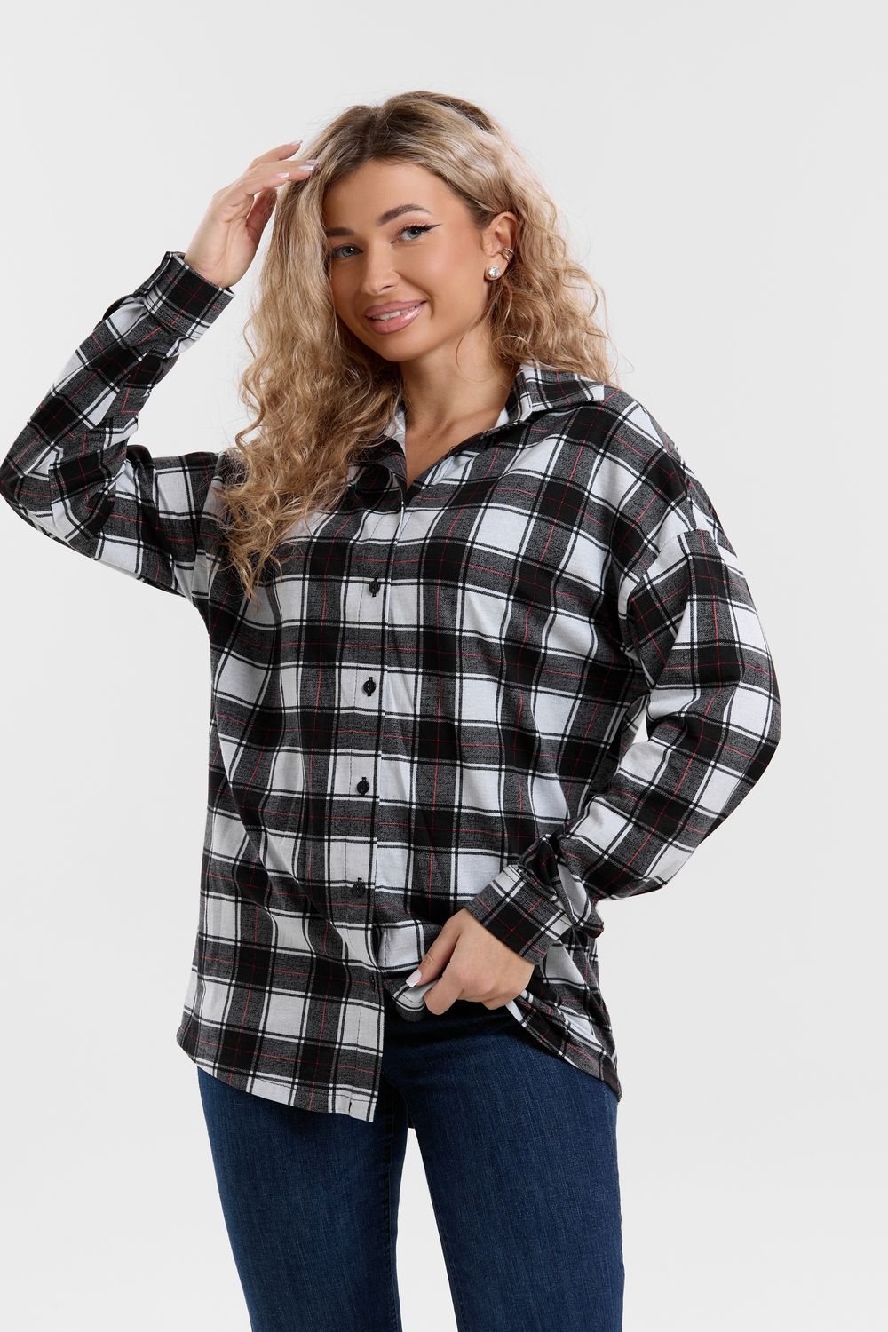 Рубашка 36995 - черный