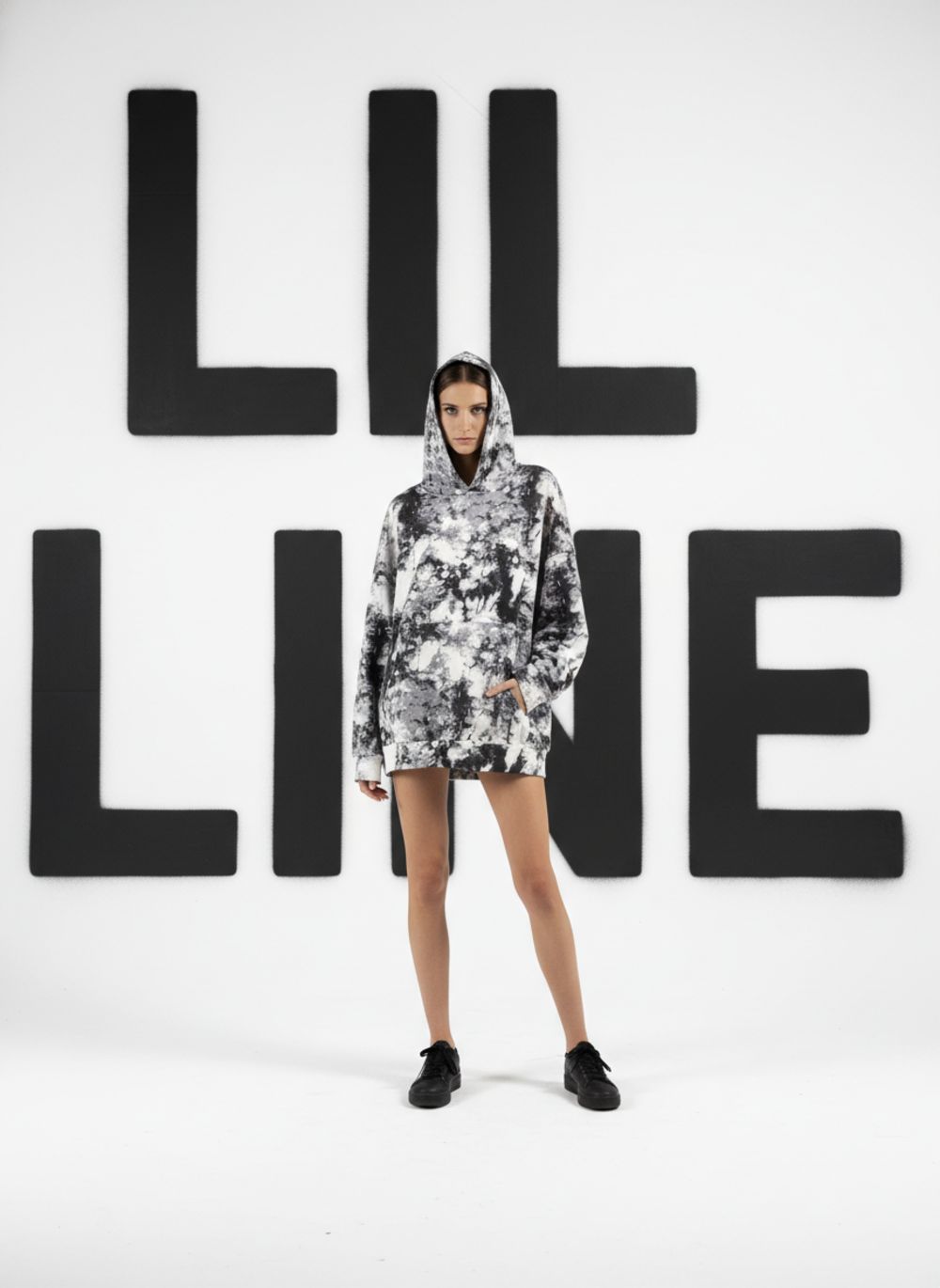 Худи арт. 1051 - черный