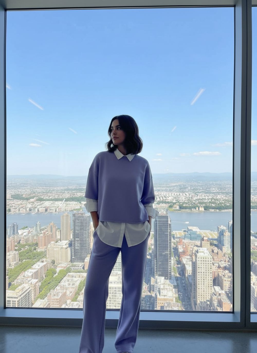 Костюм женский арт. 1200 - сиреневый