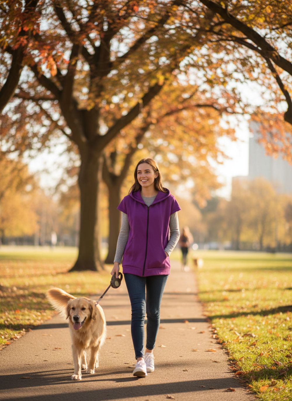 Жилетка женская из футера арт. 545 - фиолетовый