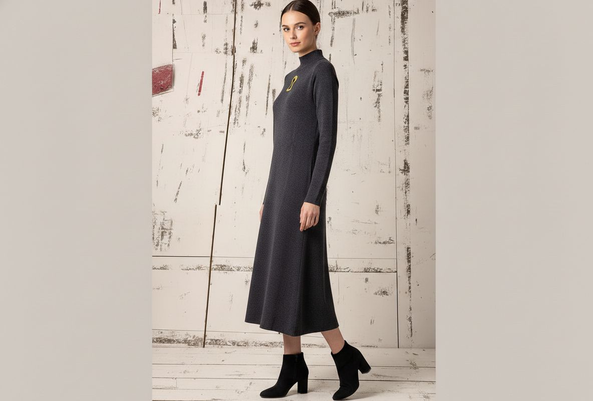 Платье женское арт. Н-501 - серый