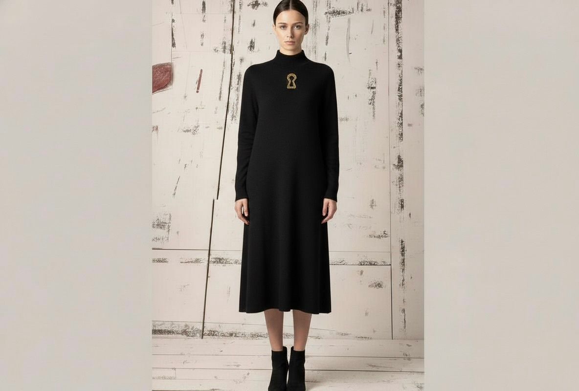 Платье женское арт. Н-501 - черный