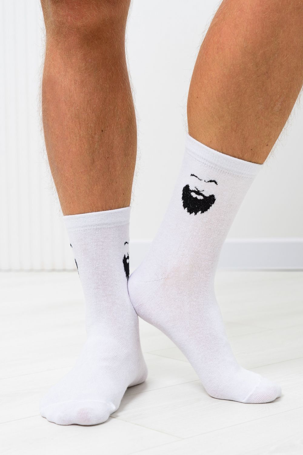 Носки мужские Барбер (набор 2 пары) - белый