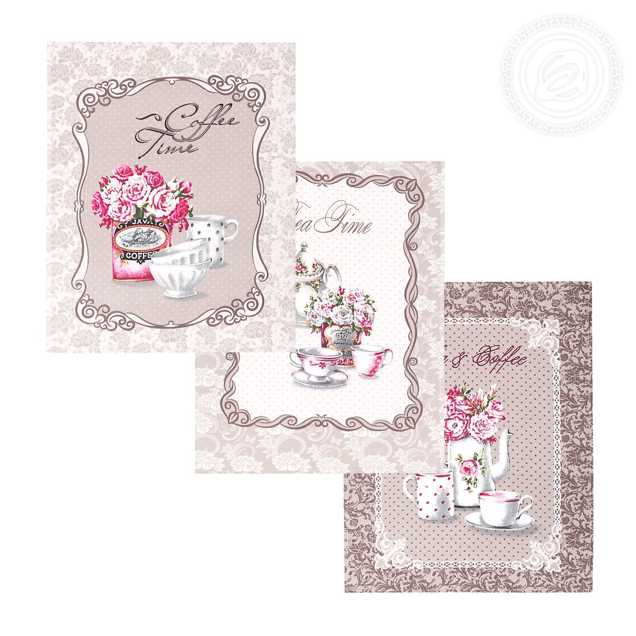 Набор полотенец из рогожки Прованс 2Н_ПКР.45.60