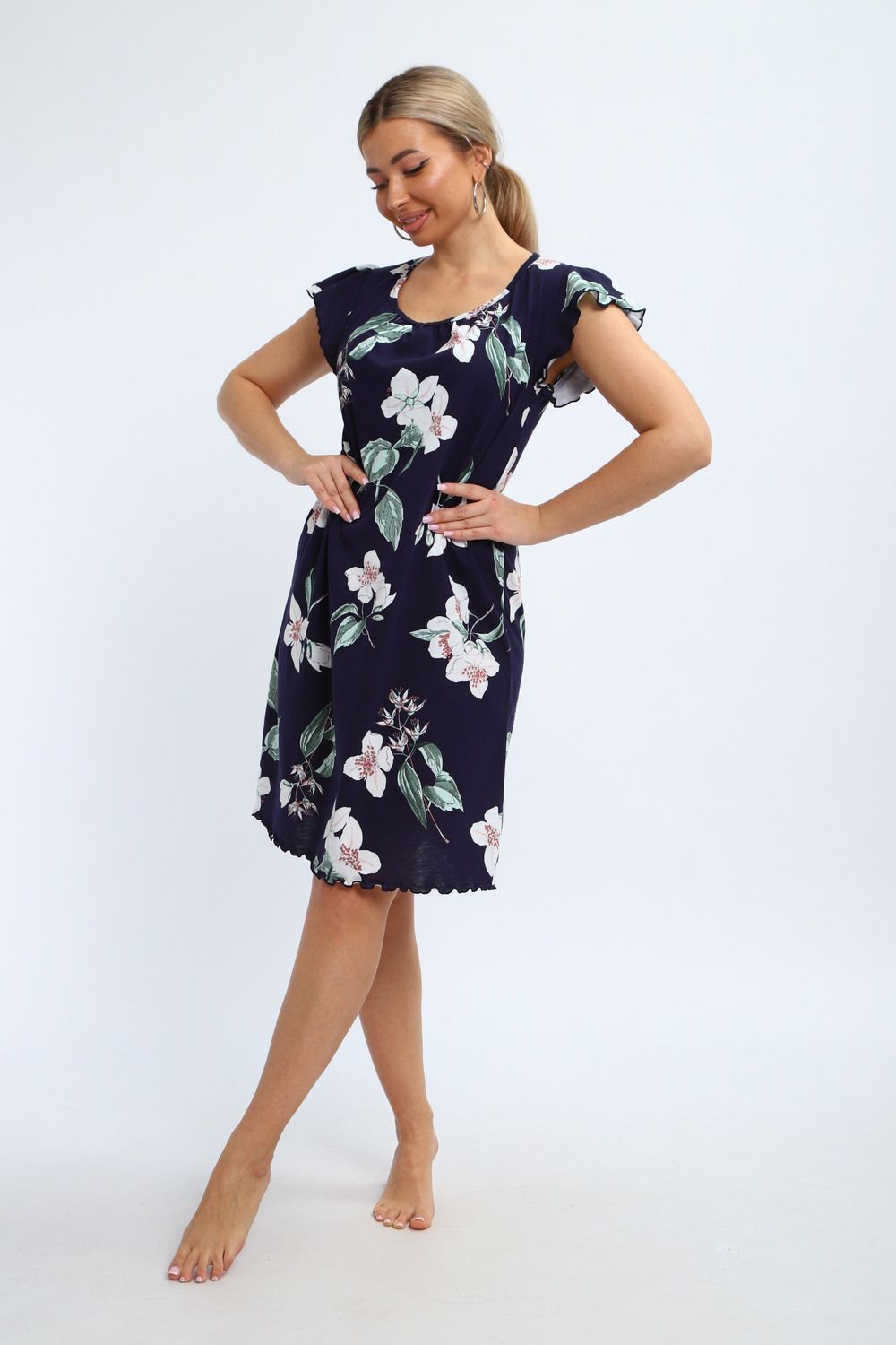 Ночная сорочка С 426 - синий