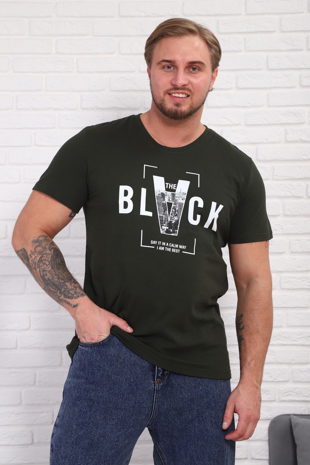 Футболка 88148 - хаки