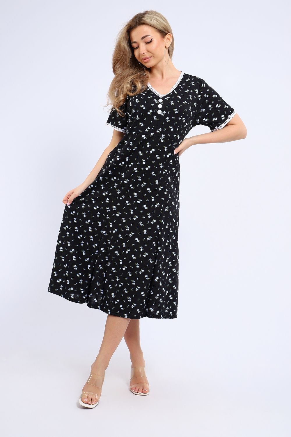 Платье 057 - черный