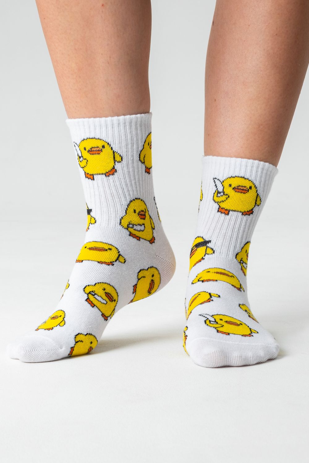 Носки женские Утки (набор 2 пары) - белый