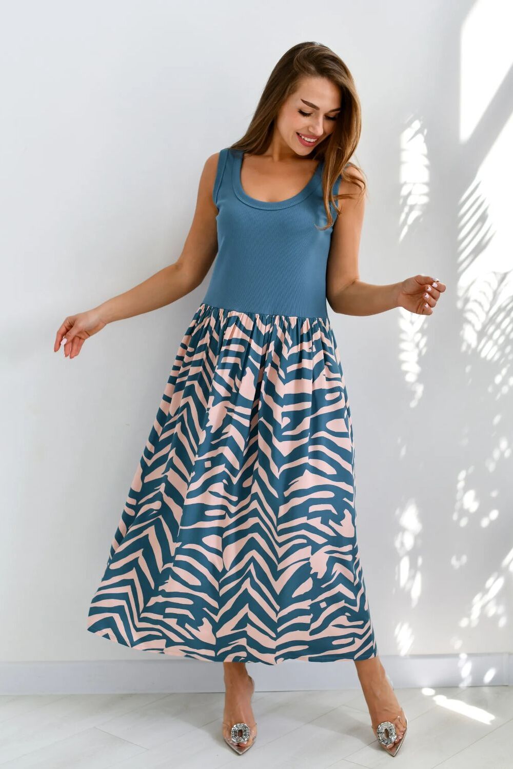 Платье Искра - голубой