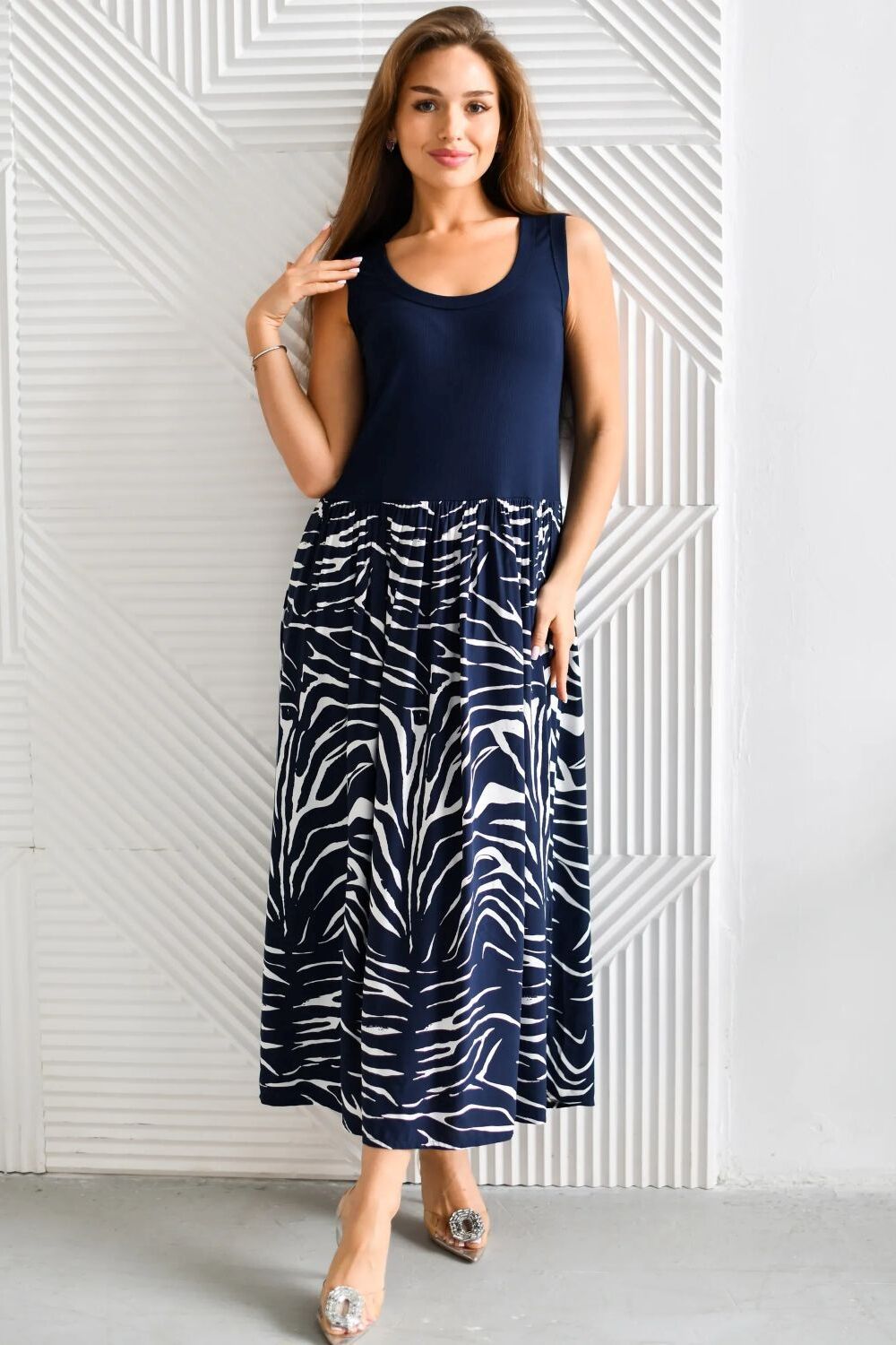 Платье Искра - синий