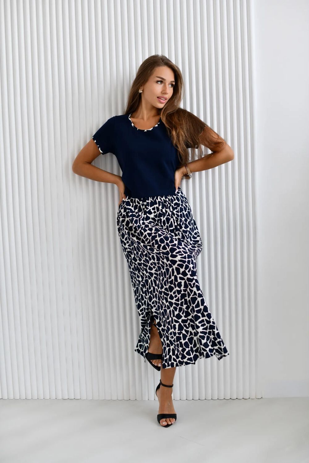 Платье Премьера - темно-синий