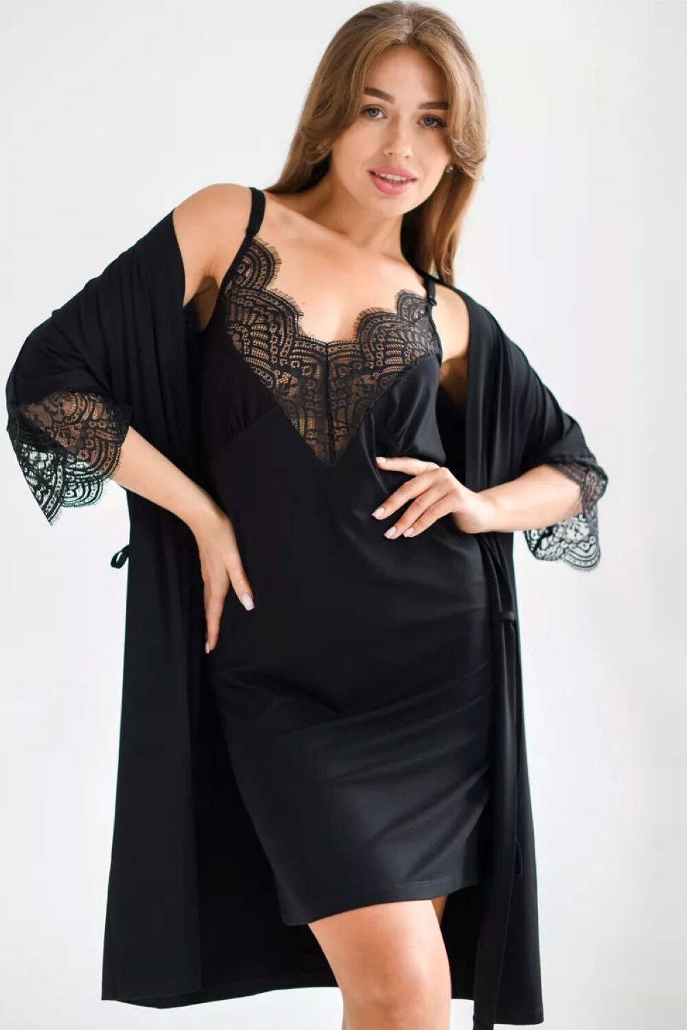 Пеньюар Метелица - черный