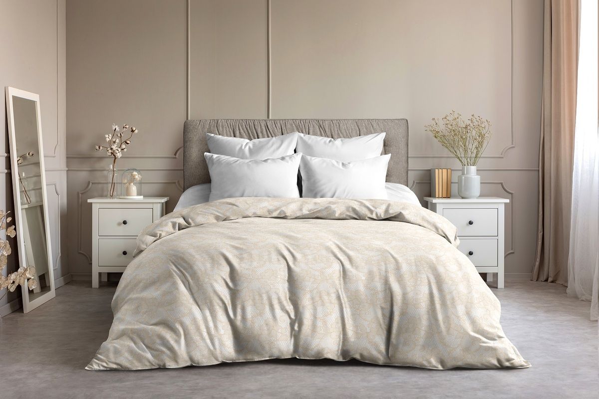 Пододеяльник Алансония поплин 2 сп. - золото