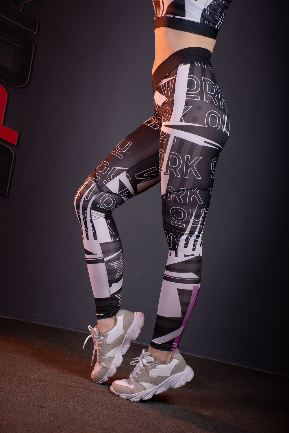 Лосины 25515 - черный