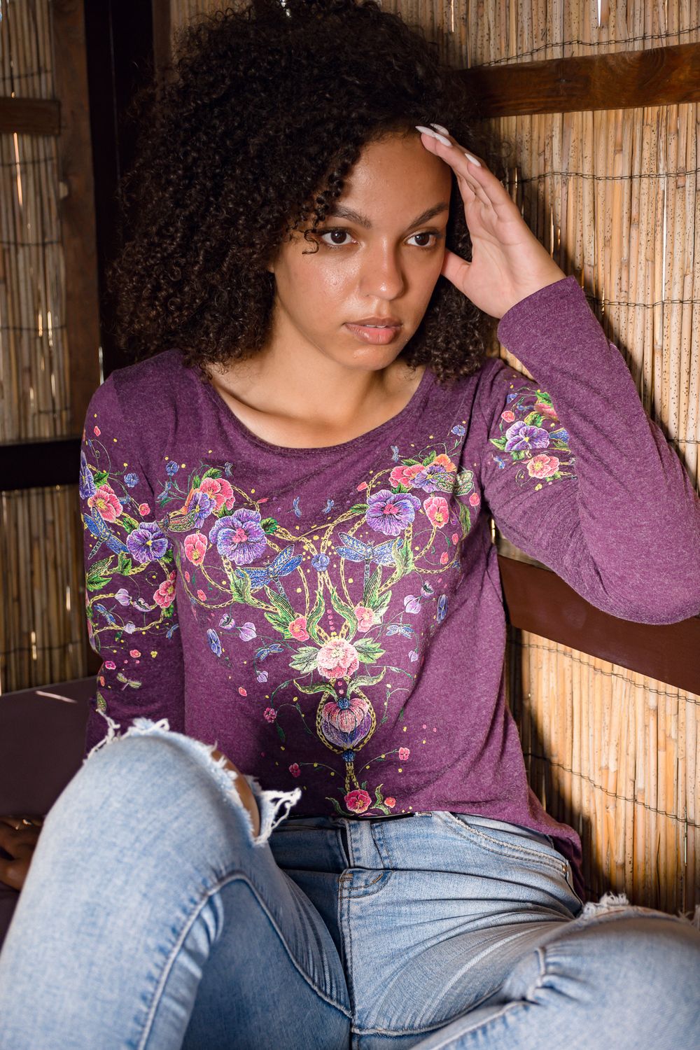 Джемпер Энигма - лиловый