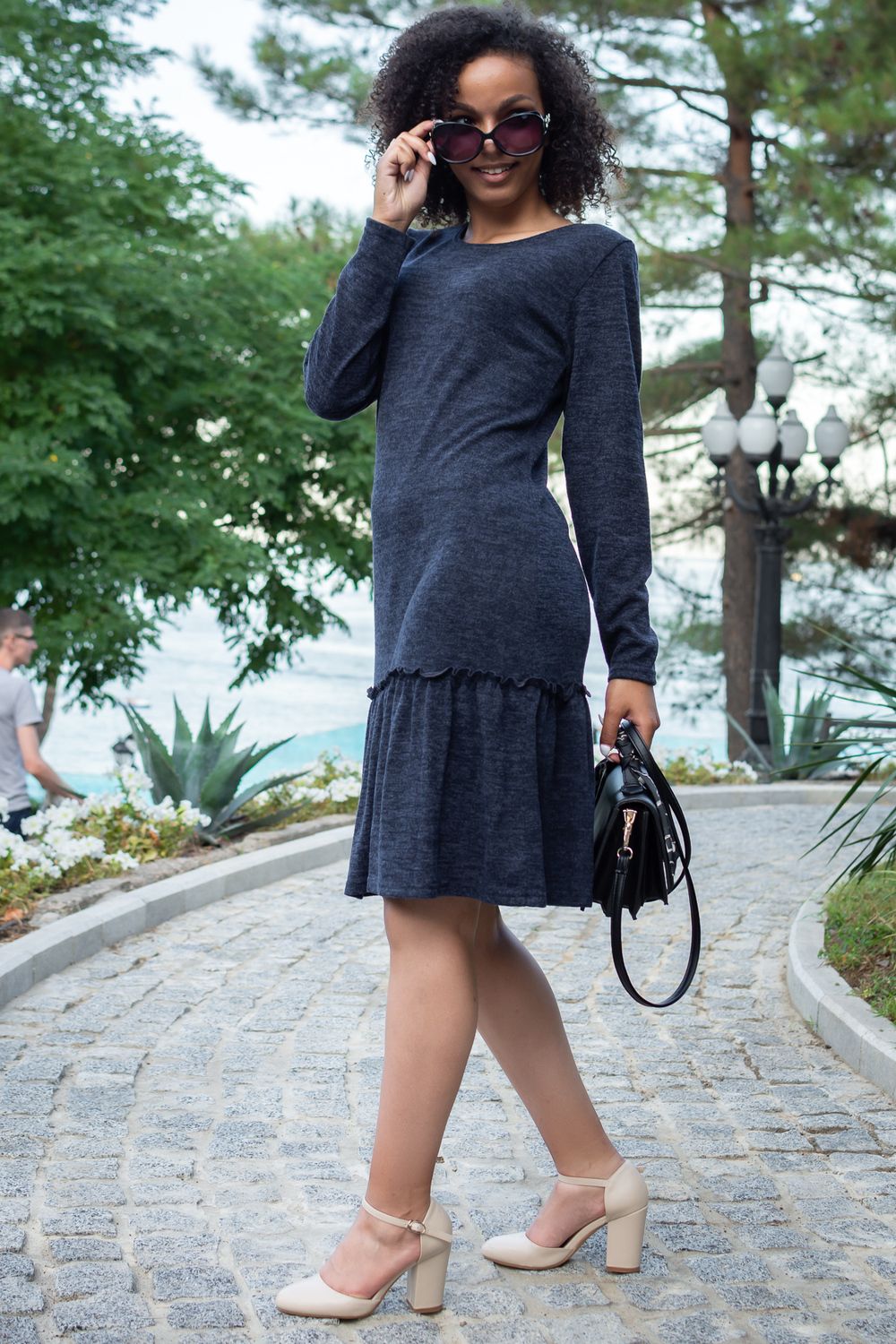 Платье 4409 - синий