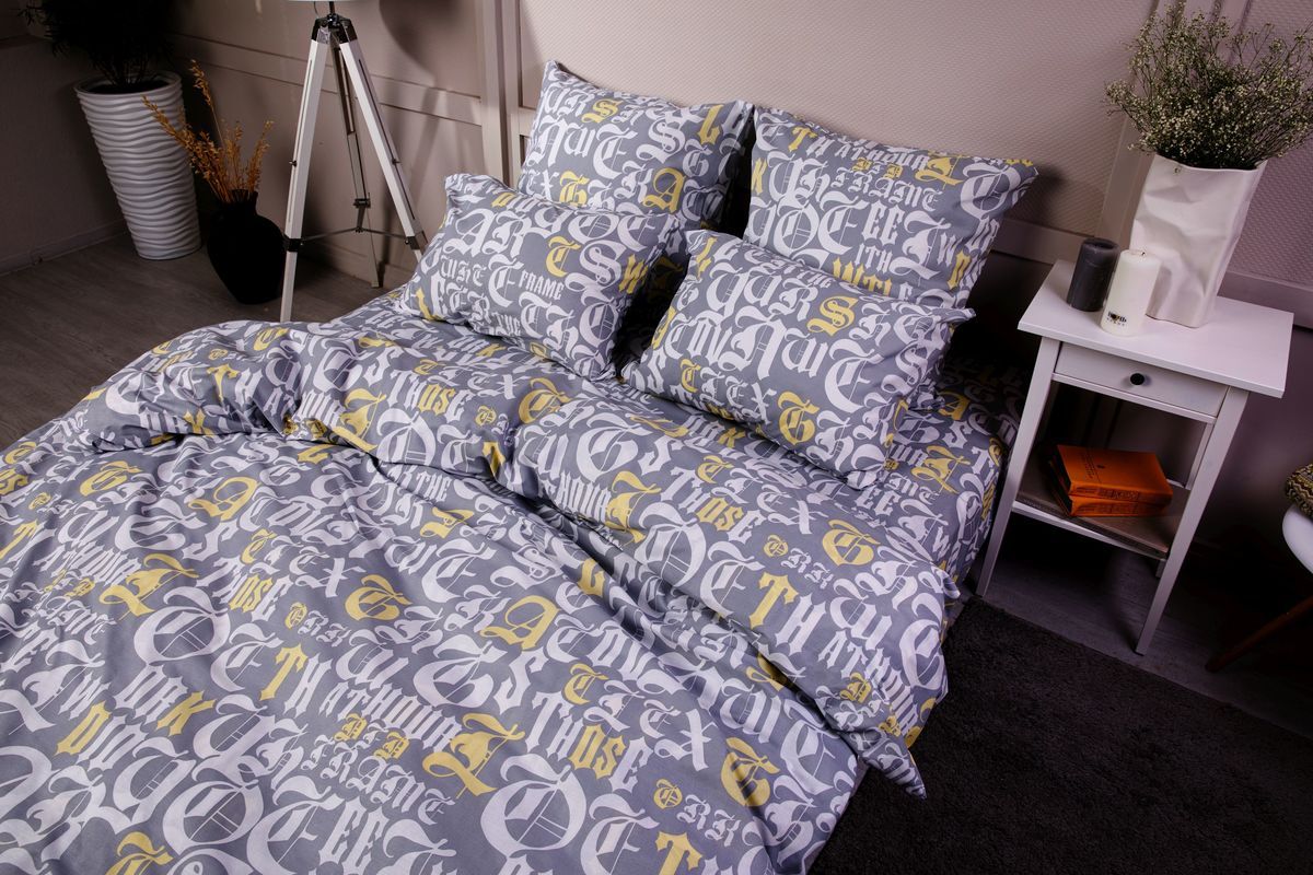 КПБ Графика поплин 2 с Евро